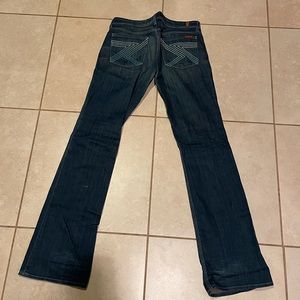 Women’s Seven for all Mankind flare leg jeans size 28